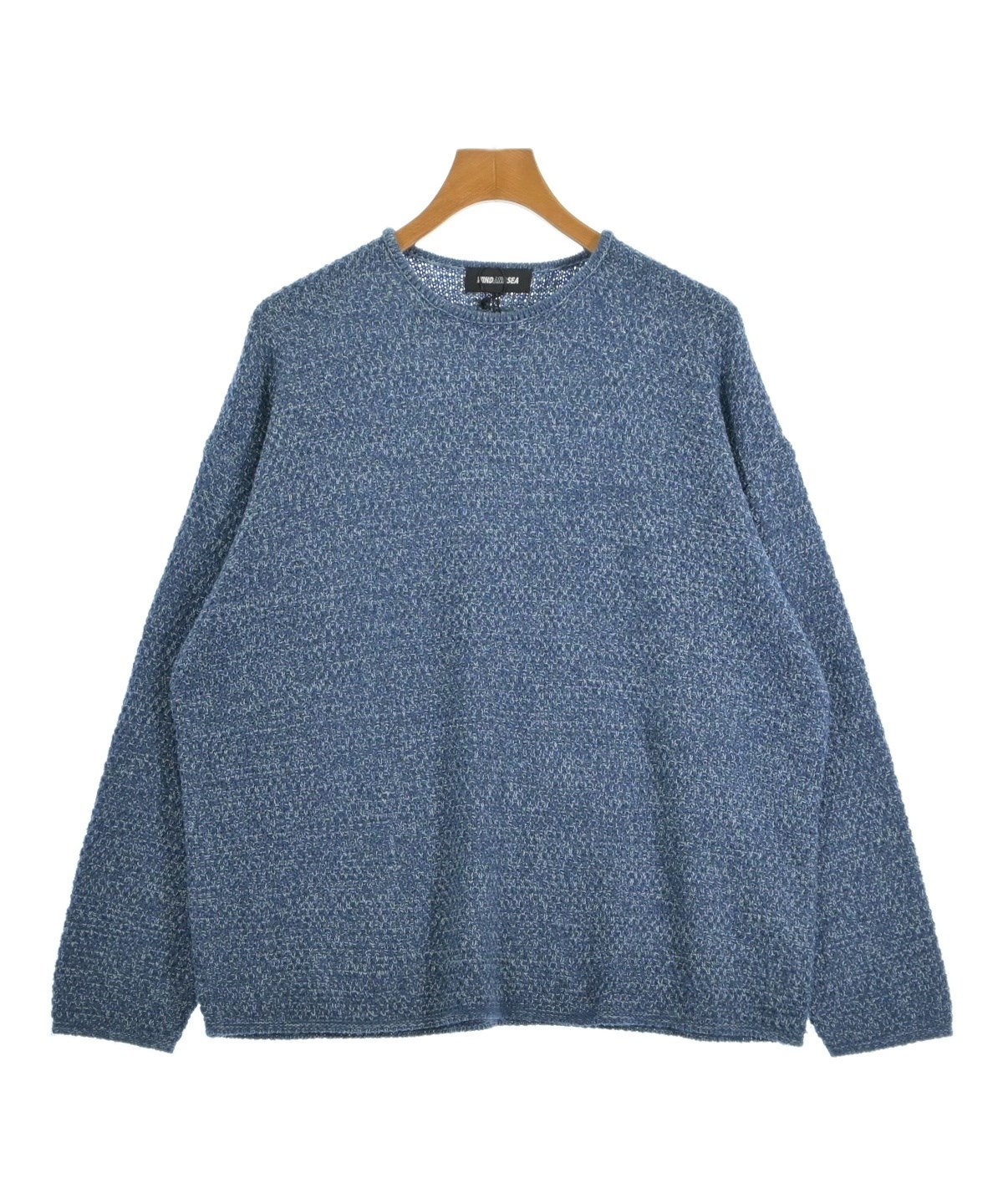 WIND AND SEA（ウィンダンシー）ニット・セーター 青 サイズ:L メンズ