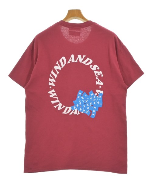 WIND AND SEA（ウィンダンシー）Tシャツ・カットソー 赤 サイズ:L メンズ/2200678706039