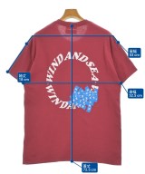WIND AND SEA（ウィンダンシー）Tシャツ・カットソー 赤 サイズ:L メンズ/2200678706039