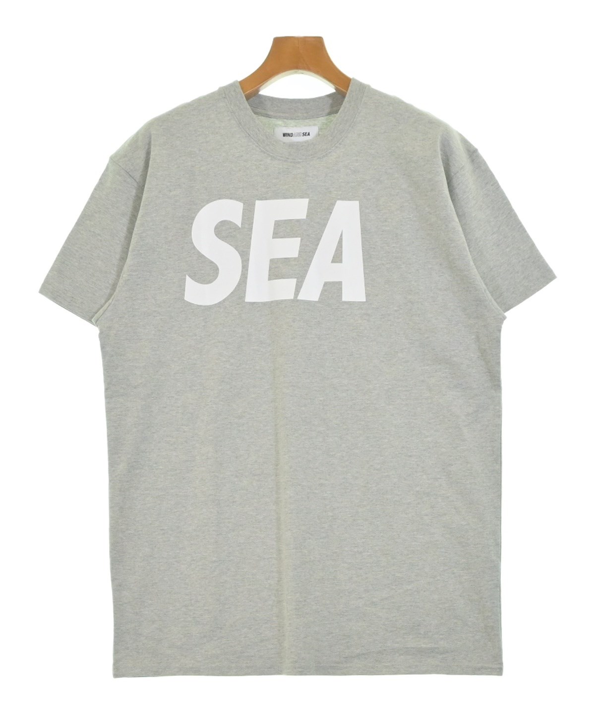 WIND AND SEA SEAロゴ Tシャツ グレー ウィンダンシー M WIND AND SEA（ウィンダンシー）Tシャツ・カットソー グレー サイズ:L