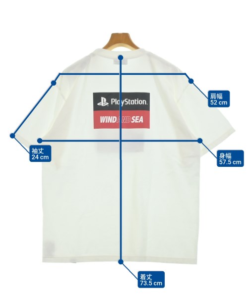 WIND AND SEA（ウィンダンシー）Tシャツ・カットソー 白 サイズ:L メンズ/2200678729045