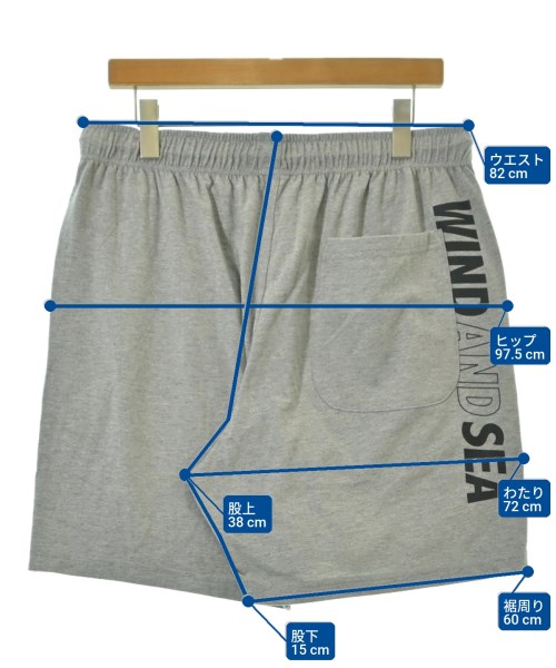 WIND AND SEA（ウィンダンシー）ショートパンツ グレー サイズ:L メンズ/2200678729052