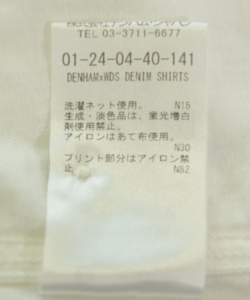 DENHAM（デンハム）カジュアルシャツ 白 サイズ:XL メンズ/2200670650088