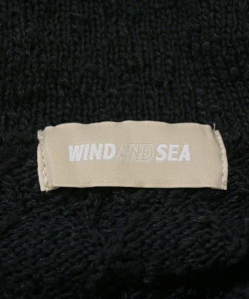 WIND AND SEA（ウィンダンシー）ニット・セーター 黒 サイズ:L メンズ/2200675068109