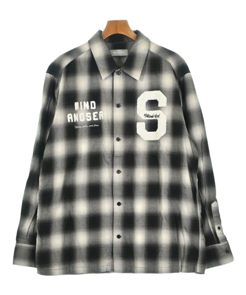WIND AND SEA(ウィンダンシー)カジュアルシャツ グレー サイズ:L/2200675068130