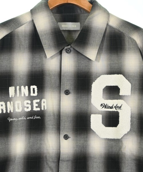 WIND AND SEA（ウィンダンシー）カジュアルシャツ グレー サイズ:L メンズ/2200675068130