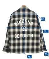 WIND AND SEA（ウィンダンシー）カジュアルシャツ グレー サイズ:L メンズ/2200675068130