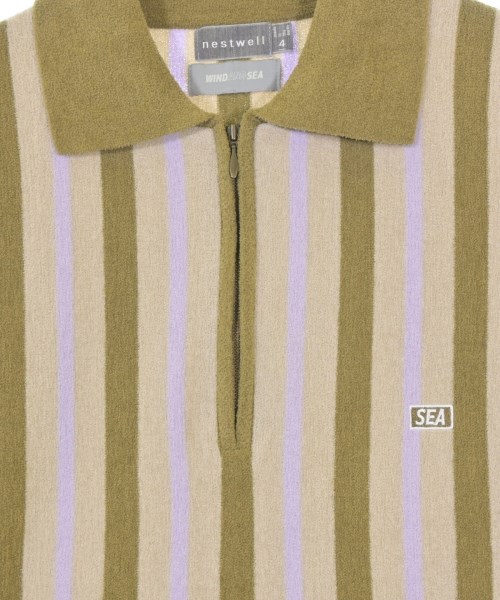 WIND AND SEA（ウィンダンシー）ポロシャツ カーキ サイズ:4(XL位) メンズ/2200675068154
