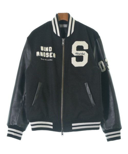 WIND AND SEA(ウィンダンシー)スタジャン 黒 サイズ:L/2200675068208