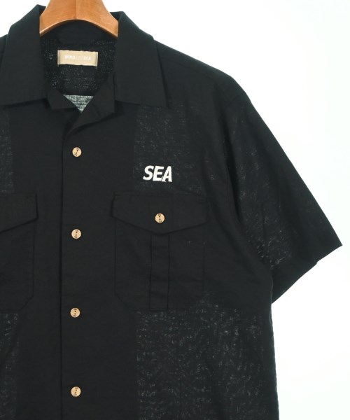 WIND AND SEA（ウィンダンシー）カジュアルシャツ 黒 サイズ:L メンズ/2200675068321