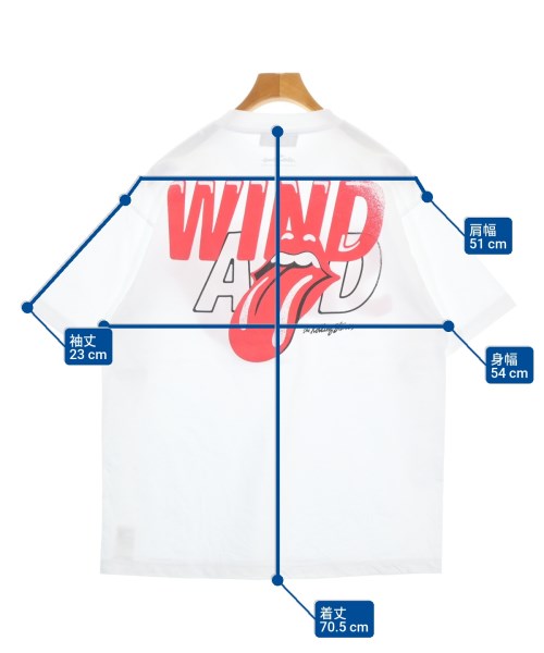 WIND AND SEA（ウィンダンシー）Tシャツ・カットソー 白 サイズ:M メンズ/2200679896050