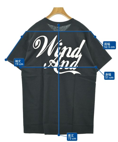 WIND AND SEA（ウィンダンシー）Tシャツ・カットソー 黒 サイズ:L メンズ/2200681371187