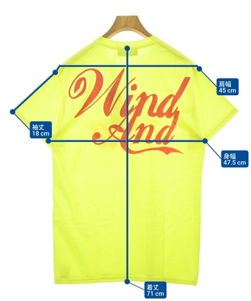 WIND AND SEA（ウィンダンシー）Tシャツ・カットソー 黄 サイズ:M メンズ/2200681371194