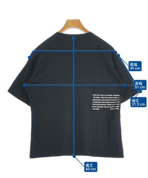 WIND AND SEA（ウィンダンシー）Tシャツ・カットソー 黒 サイズ:S メンズ/2200687256150