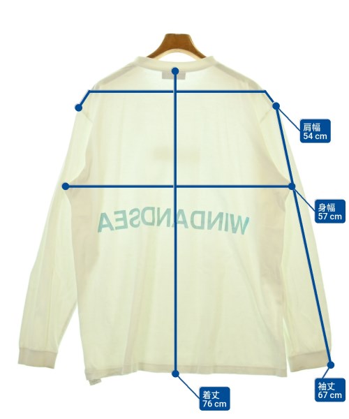 WIND AND SEA（ウィンダンシー）Tシャツ・カットソー 白 サイズ:XL メンズ/2200694452118