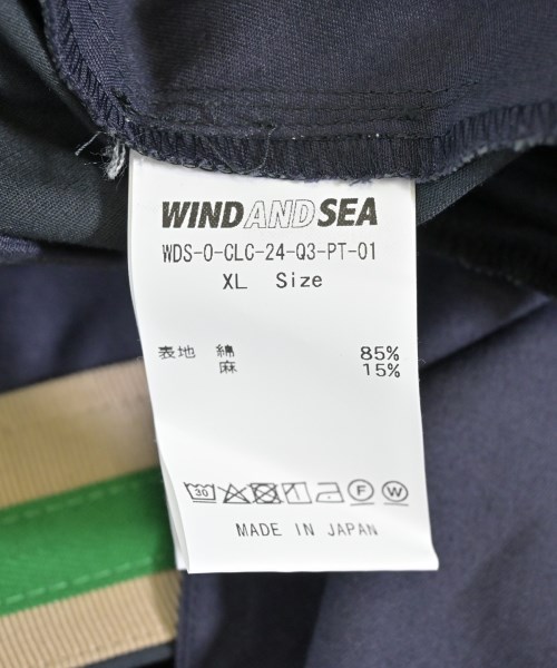 WIND AND SEA（ウィンダンシー）スラックス 紺 サイズ:XL メンズ/2200694894024