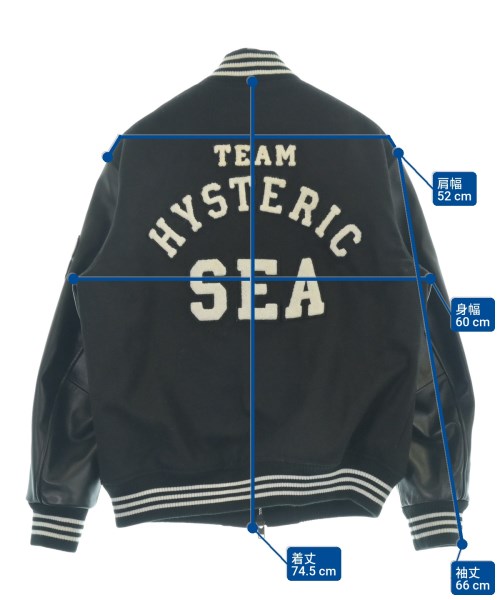 WIND AND SEA（ウィンダンシー）スタジャン 黒 サイズ:XL メンズ/2200653459400