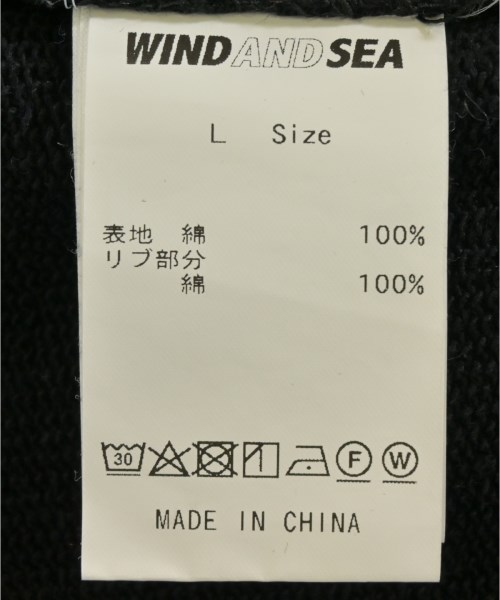 WIND AND SEA（ウィンダンシー）スウェット 黒 サイズ:L メンズ/2200659732071