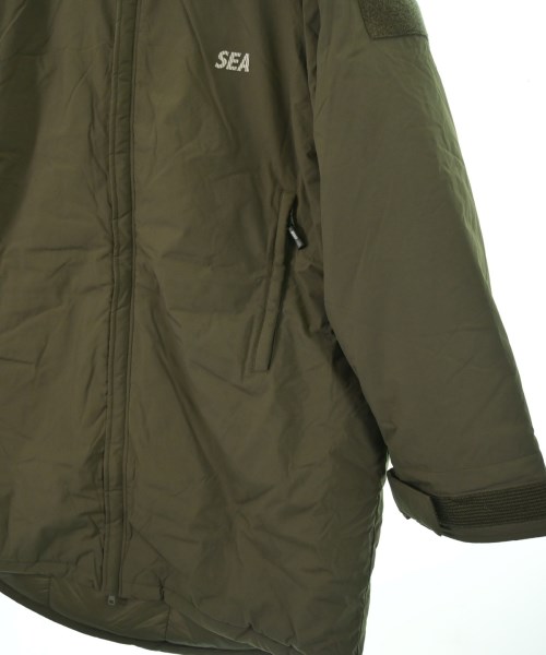 WIND AND SEA（ウィンダンシー）ダウンコート カーキ サイズ:L メンズ/2200661341018