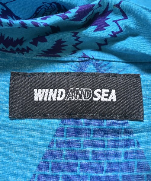 WIND AND SEA（ウィンダンシー）カジュアルシャツ 青 サイズ:S メンズ/2200708999134