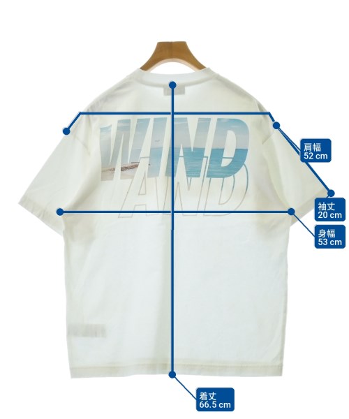 WIND AND SEA（ウィンダンシー）Tシャツ・カットソー 白 サイズ:M メンズ/2200714703022