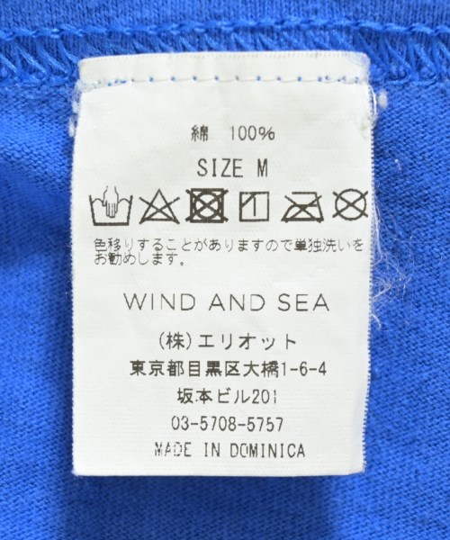 WIND AND SEA（ウィンダンシー）Tシャツ・カットソー 青 サイズ:M メンズ/2200715765227