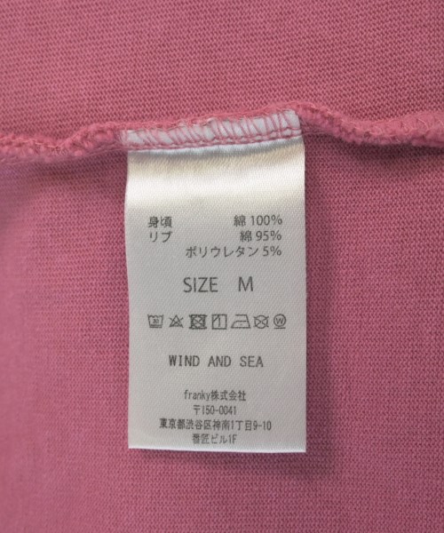 WIND AND SEA（ウィンダンシー）Tシャツ・カットソー ピンク サイズ:M メンズ/2200715781012