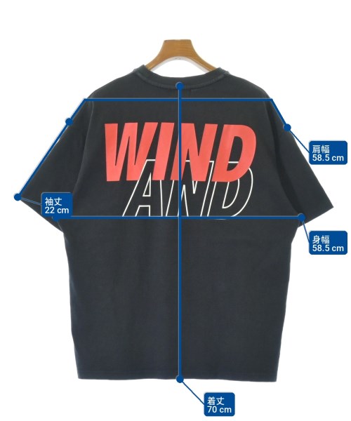 WIND AND SEA（ウィンダンシー）Tシャツ・カットソー 黒 サイズ:L メンズ/2200718924027