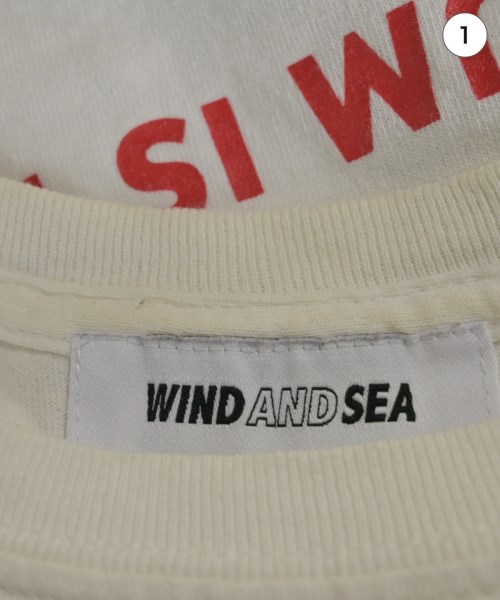 WIND AND SEA（ウィンダンシー）Tシャツ・カットソー 白 サイズ:L レディース/2200634943195
