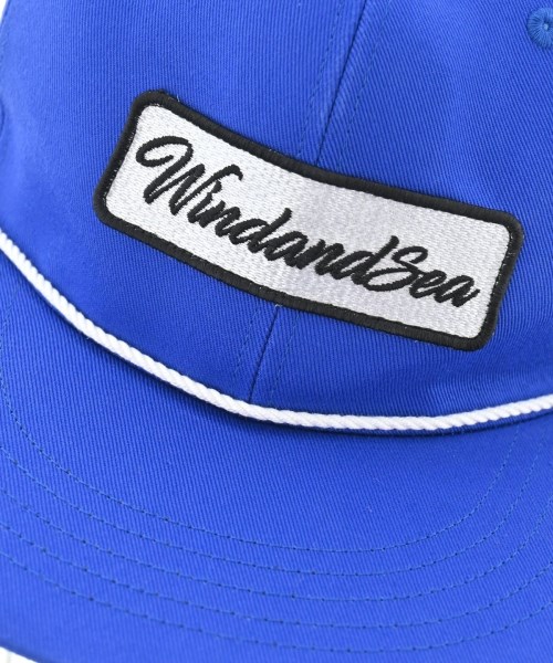 WIND AND SEA（ウィンダンシー）キャップ 青 サイズ:F メンズ/2200648468042