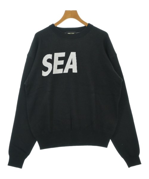 WIND AND SEA(ウィンダンシー)ニット・セーター 黒 サイズ:L/2200630508121