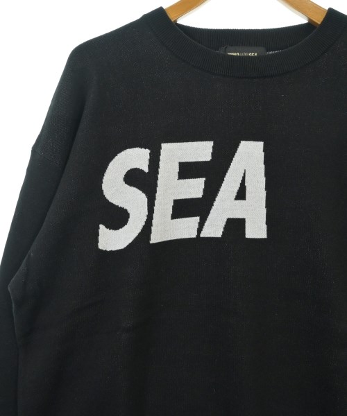 WIND AND SEA（ウィンダンシー）ニット・セーター 黒 サイズ:L メンズ/2200630508121