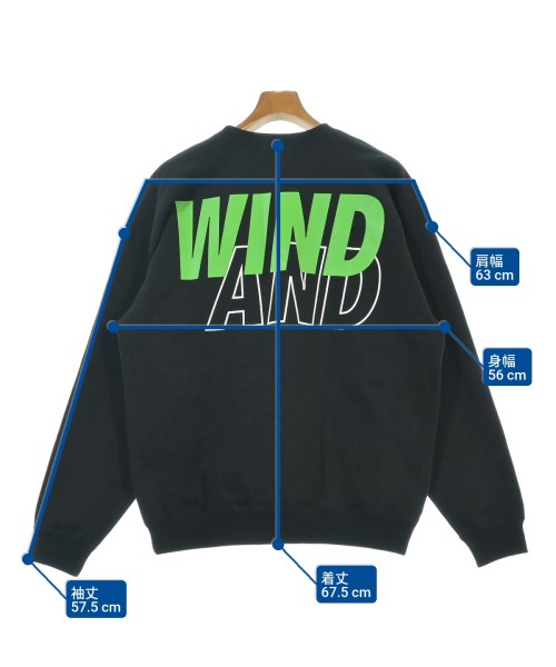 WIND AND SEA（ウィンダンシー）スウェット 黒 サイズ:M メンズ/2200648782162