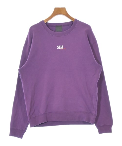 WIND AND SEA（ウィンダンシー）スウェット 紫 サイズ:M レディース/2200650574021
