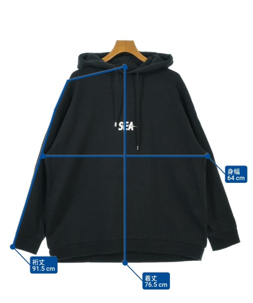 WIND AND SEA（ウィンダンシー）パーカー 黒 サイズ:M メンズ/2200652356076