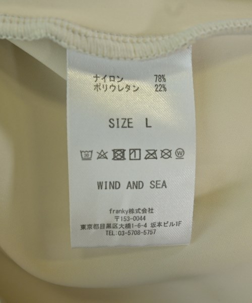 WIND AND SEA（ウィンダンシー）スウェットパンツ 白 サイズ:L メンズ/2200704042025