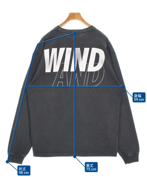 WIND AND SEA（ウィンダンシー）Tシャツ・カットソー 黒 サイズ:XL メンズ/2200664929114