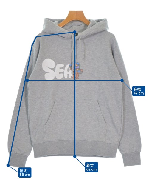 WIND AND SEA（ウィンダンシー）パーカー グレー サイズ:S レディース/2200663278190