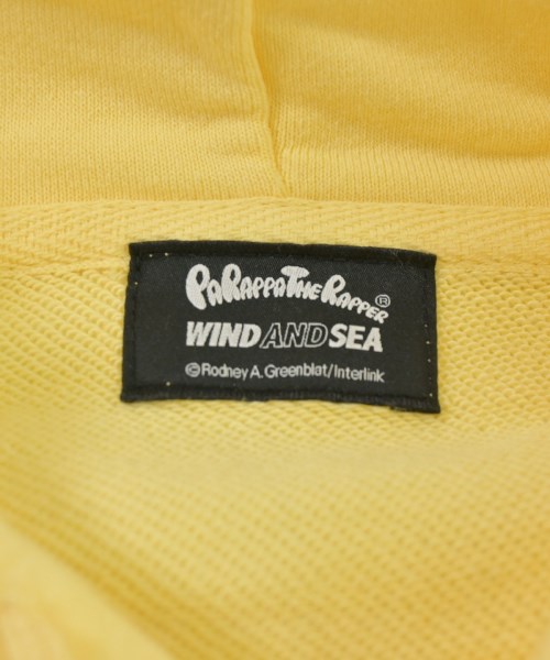 WIND AND SEA（ウィンダンシー）パーカー 黄 サイズ:S レディース/2200663278206