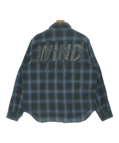 WIND AND SEA（ウィンダンシー）カジュアルシャツ 紺 サイズ:XL メンズ/2200723829188