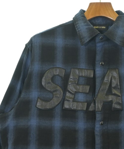 WIND AND SEA（ウィンダンシー）カジュアルシャツ 紺 サイズ:XL メンズ/2200723829188