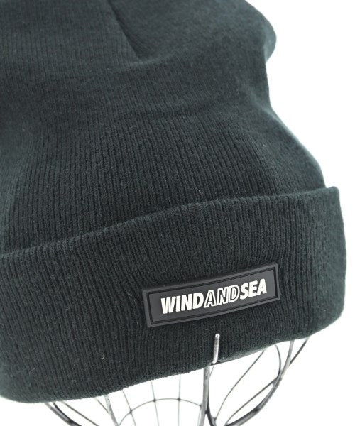 WIND AND SEA（ウィンダンシー）ニットキャップ・ビーニー 黒 サイズ:- メンズ/2200731525140