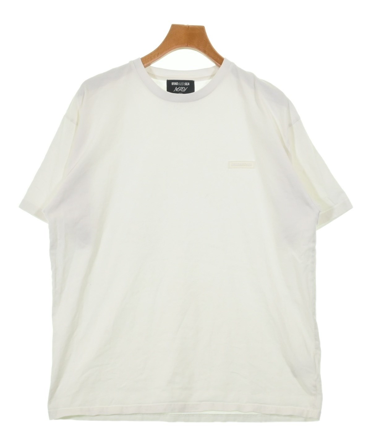 WIND AND SEA ウィンダンシー Tシャツ ホワイト　半袖 ロゴ　L WIND AND SEA（ウィンダンシー）Tシャツ・カットソー 白 サイズ:L