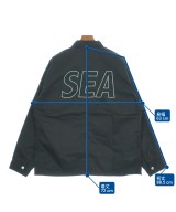 WIND AND SEA（ウィンダンシー）カバーオール 黒 サイズ:L メンズ/2200734559081