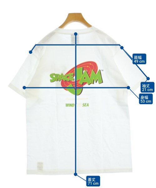 WIND AND SEA（ウィンダンシー）Tシャツ・カットソー 白 サイズ:L メンズ/2200734559142
