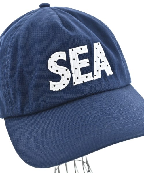 WIND AND SEA（ウィンダンシー）キャップ 紺 サイズ:F メンズ/2200734746153
