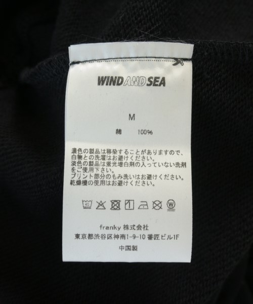 WIND AND SEA（ウィンダンシー）パーカー 黒 サイズ:M メンズ/2200728766266