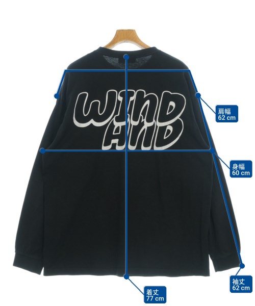 WIND AND SEA（ウィンダンシー）Tシャツ・カットソー 黒 サイズ:XL メンズ/2200720045048