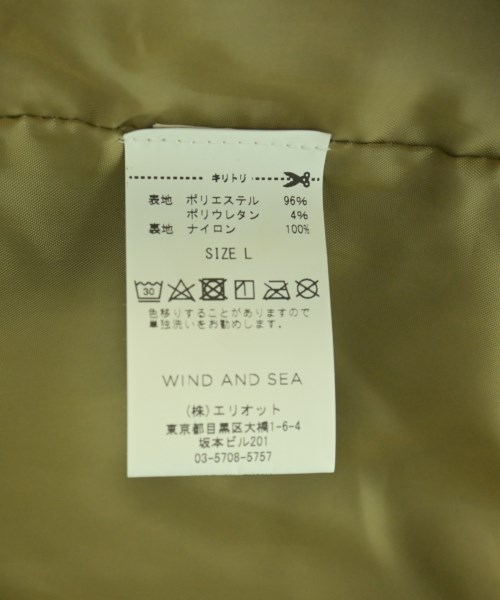 WIND AND SEA（ウィンダンシー）マウンテンパーカー ベージュ サイズ:L メンズ/2200721364124