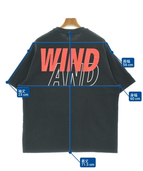 WIND AND SEA（ウィンダンシー）Tシャツ・カットソー 黒 サイズ:L メンズ/2200722604045